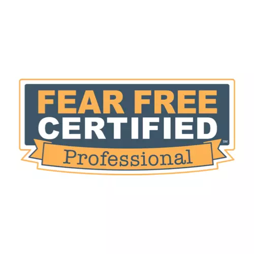 Walker Hometown Animal Care is a fear free certified professional.